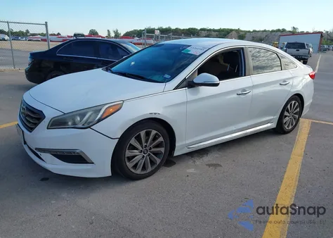 2015 Hyundai Sonata Sport from USA, damaged, VIN 5NPE34AF1FH042454